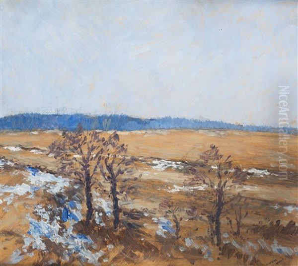 Before Spring Oil Painting by Frantisek Kavan