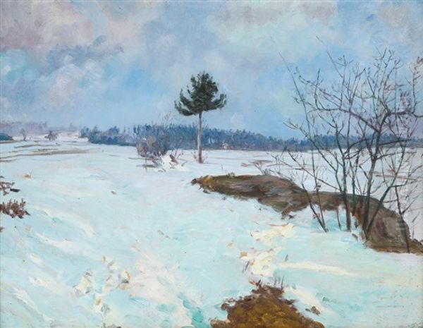 U Svobodnych Hamru Oil Painting by Frantisek Kavan