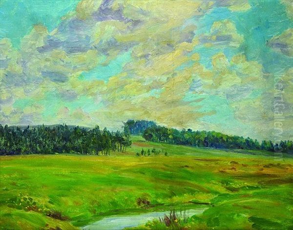 In The Spring Oil Painting by Frantisek Kavan