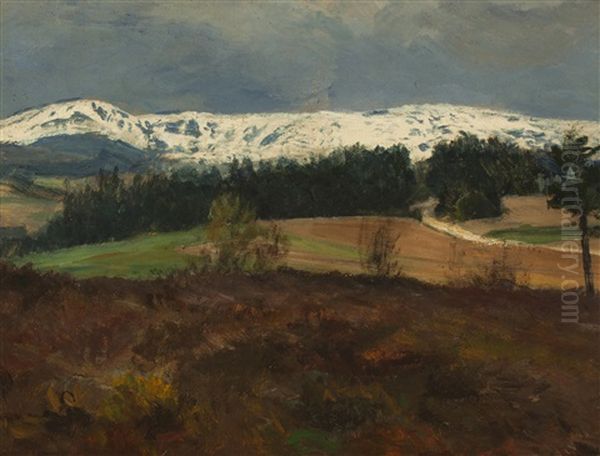 Blick Auf Das Riesengebirge Oil Painting by Frantisek Kavan