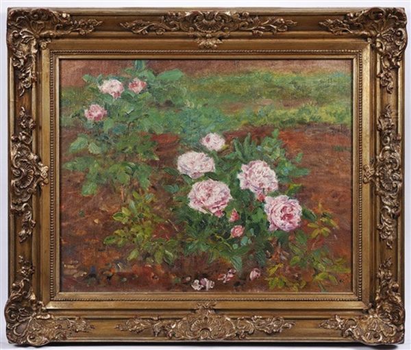 Roses Oil Painting by Frantisek Kavan