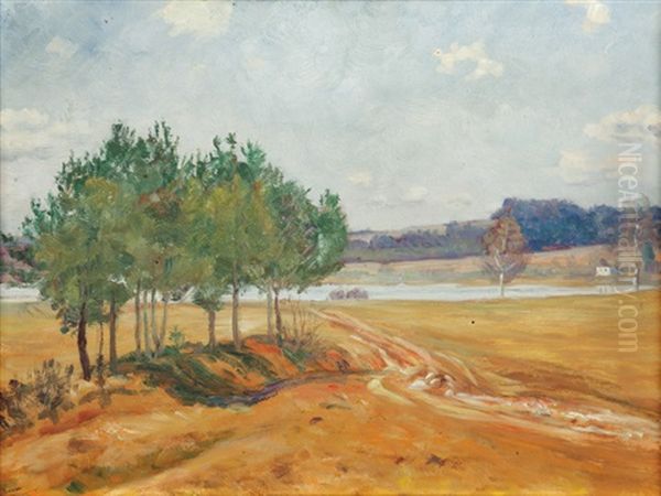 Rybnik U Trhove Kamenice Oil Painting by Frantisek Kavan