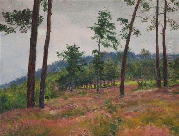 Am Waldrand Oil Painting by Frantisek Kavan