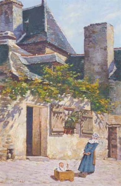 Finistere Oil Painting by Joseph Malachy Kavanagh