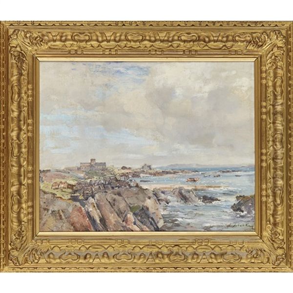 Iona Cathedral Oil Painting by Archibald Kay