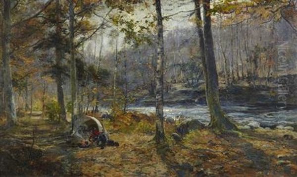 The Pearl Fisher's Camp by Archibald Kay