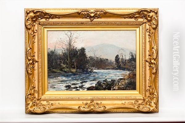 Gloam N The River Oil Painting by Archibald Kay