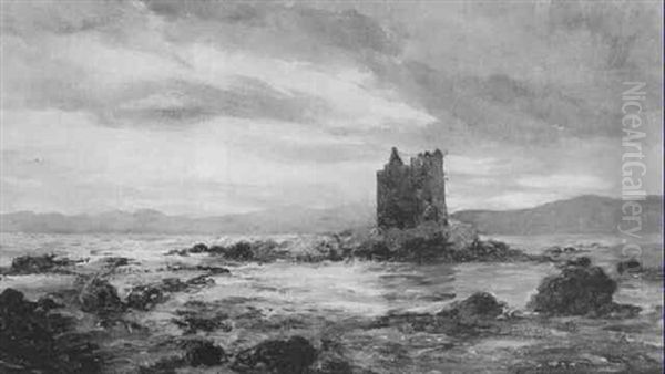 Stalker Castle, Appin Oil Painting by Archibald Kay