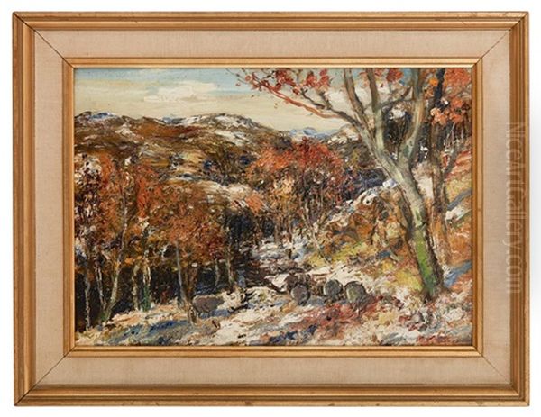 First Snows, Whistlefield Oil Painting by James Kay