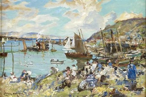 Tarbert, Loch Fyne Oil Painting by James Kay