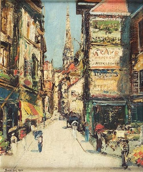 Rue Du Bac, Rouen (+ La Rue Malpalu; Pair) by James Kay