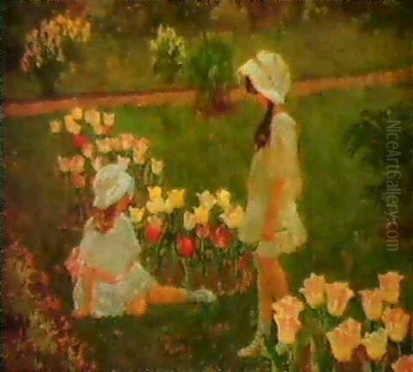 Printemps Oil Painting by AD Kaygordov