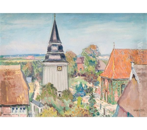 Kirche Von Curslack by Paul Kayser