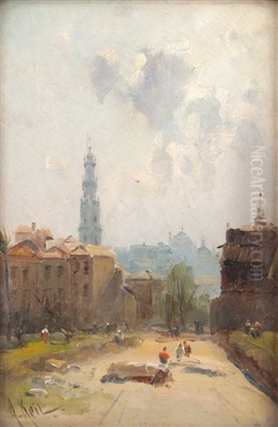 View Of Porto Oil Painting by Alfredo Keil