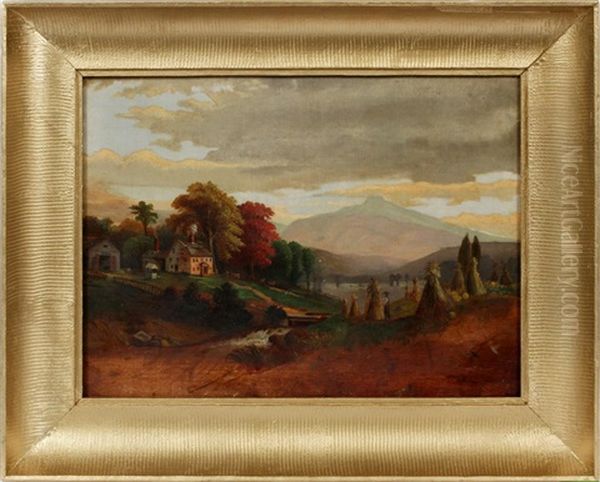 Mountain Landscape Oil Painting by William Keith