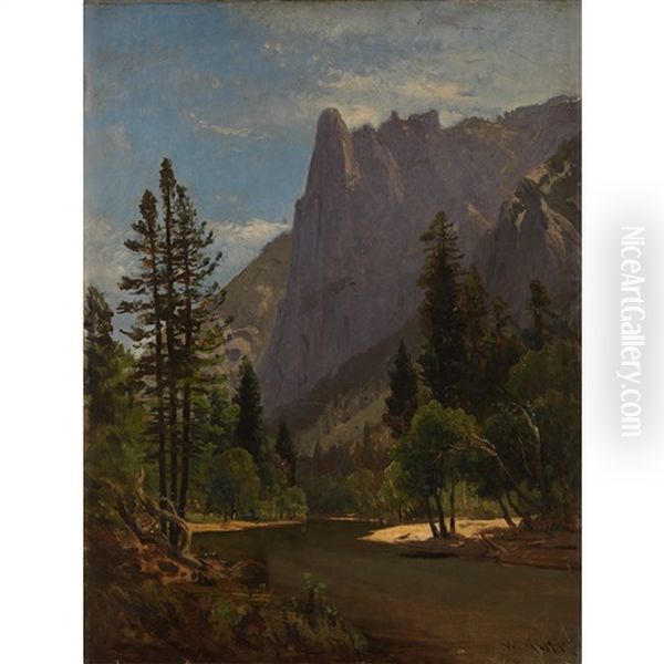 Yosemite Oil Painting by William Keith