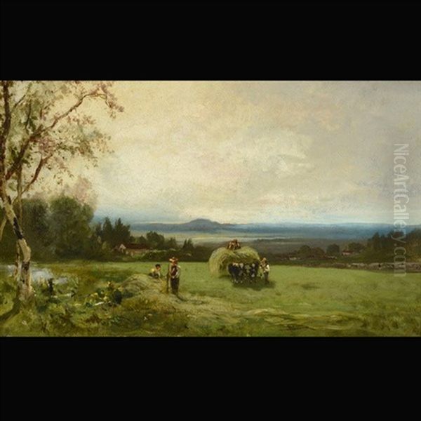 Landscape Near Vallejo, California Oil Painting by William Keith