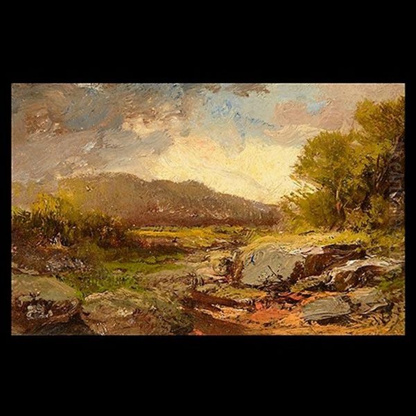 Mountain Landscape Oil Painting by William Keith