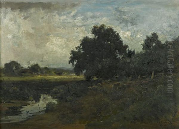 Pastoral Landscape, Marin Oil Painting by William Keith