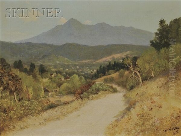 San Anselmo Valley, California Oil Painting by William Keith