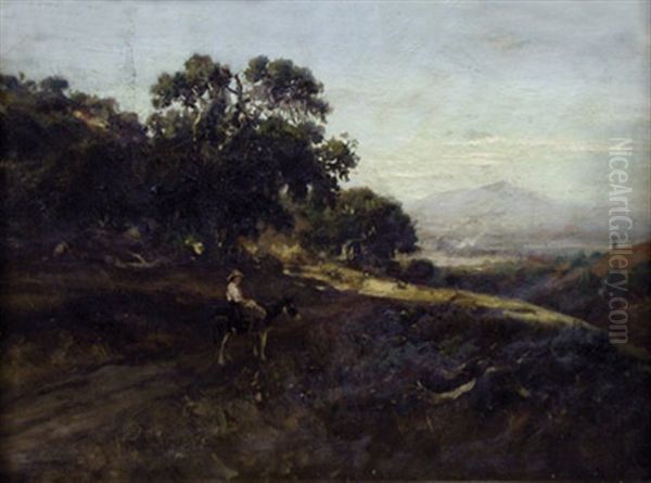 View Of Mount Diablo Oil Painting by William Keith