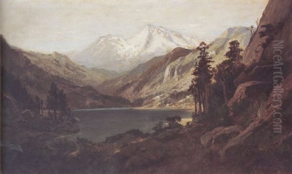 A View Of The Hetch Hetchy Oil Painting by William Keith