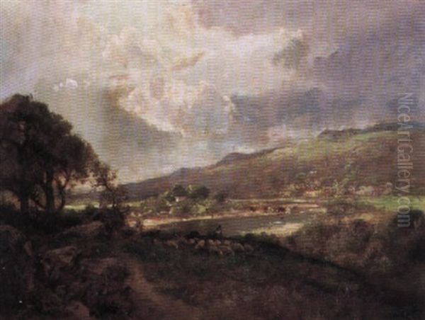 Marin Landscape Oil Painting by William Keith