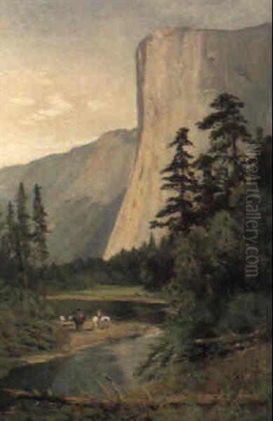 El Capitan, Yosemite Valley Oil Painting by William Keith