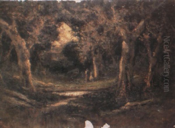 Woodland Scene by William Keith