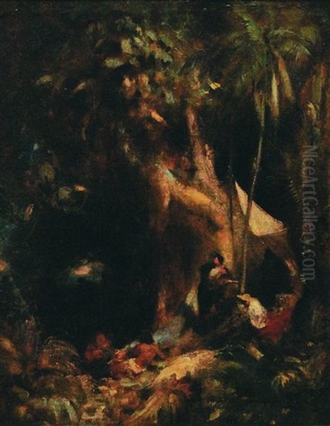 Humboldt Am Orinoko Oil Painting by Ferdinand Keller