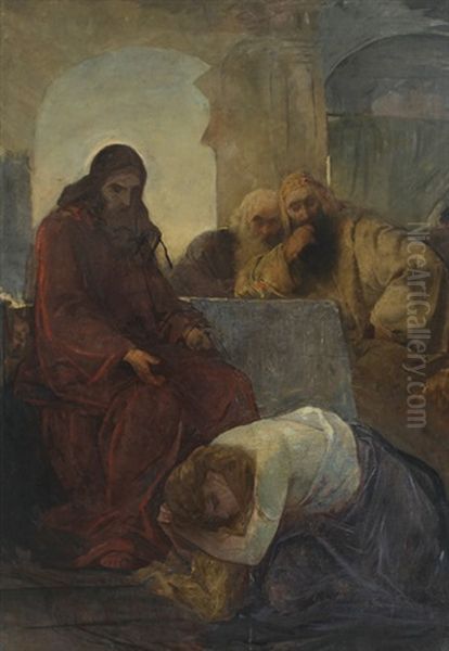 Jessu And His Disciples by Friedrich von Keller