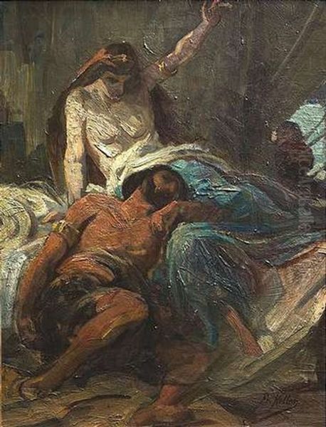 Samson Und Dalila by Friedrich von Keller