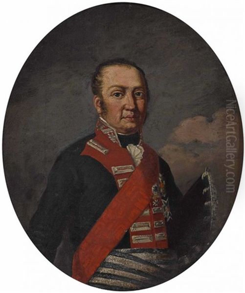 Konig Maximilian I. Joseph Von Bayern Oil Painting by Moritz Kellerhoven