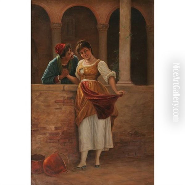 The Lovers Oil Painting by Miner Kilbourne Kellogg