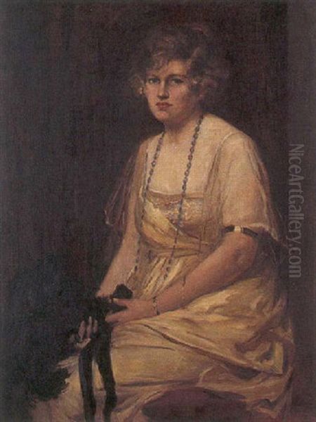 Helen May Clifford Oil Painting by Annie Elizabeth Kelly