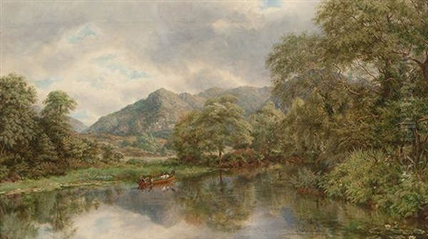 The Meeting Of The Waters, Killarney Oil Painting by Robert George Kelly