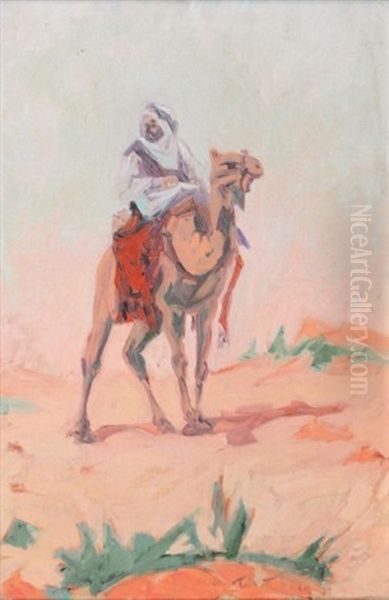 Desert Scout Oil Painting by Robert George Talbot Kelly