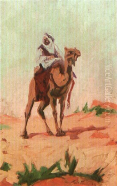 Le Chamelier Touareg Oil Painting by Robert George Talbot Kelly