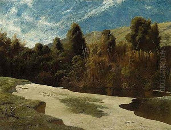 The Jews' River, Tangier Oil Painting by Robert George Talbot Kelly