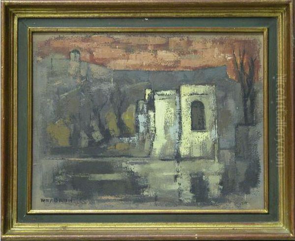 Besancon, La Citadelle Oil Painting by Jean Henri Baumann