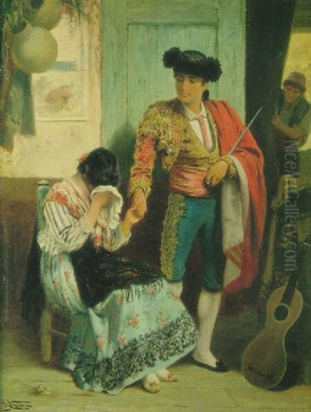 La Despedida Del Torero Oil Painting by Robert Kemm