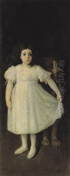 Portrait Of Phyllis De Kay Oil Painting by William Sergeant Kendall