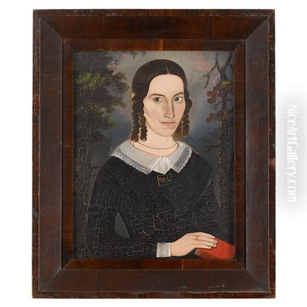 Portrait Of A Rhode Island Lady Oil Painting by William Kennedy