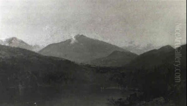 White Mountain Landscape Oil Painting by John Frederick Kensett