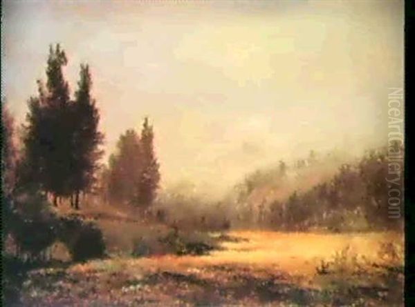 Colorado Landscape Oil Painting by John Frederick Kensett