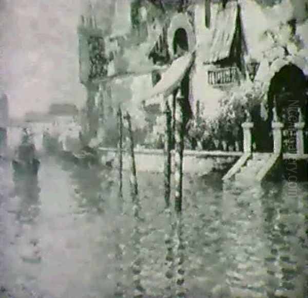 View On The Grand Canal Oil Painting by Henry Rodman Kenyon