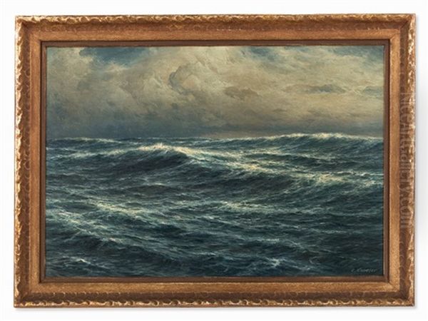 Atlantic Seascape Oil Painting by Carl Kenzler