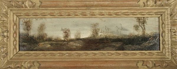 Landschapjes Met Bomen (3 Works) by Frederik Jean Louis van de Kerckhove