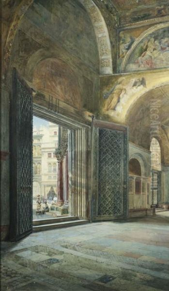 Venezia Oil Painting by Hermann Baumeister