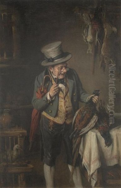 Le Chasseur Oil Painting by Hermann Kern